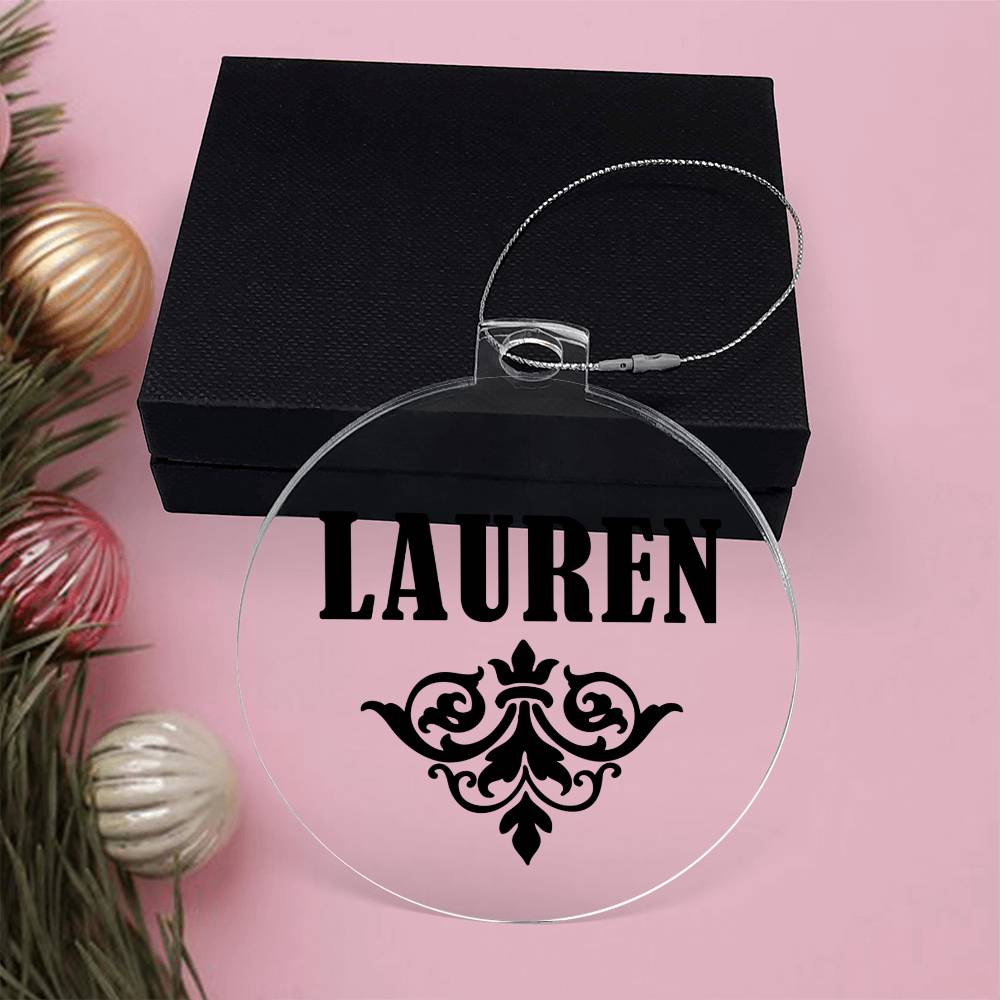 Lauren v01 - Acrylic Ornament
