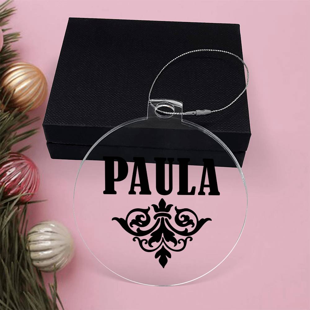 Paula v01 - Acrylic Ornament