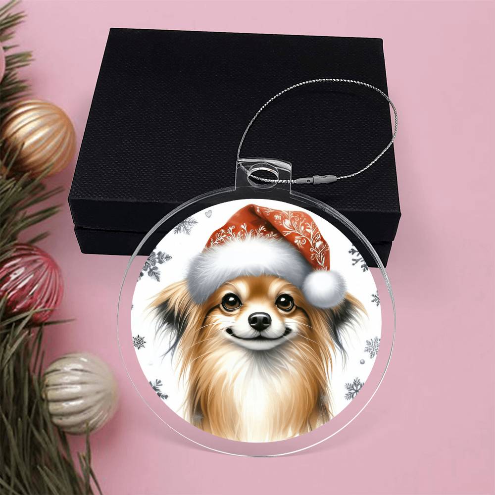 Christmas Dog - Russian Toy - Acrylic Ornament