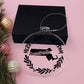 Merry Christmas From Massachusetts - Acrylic Ornament