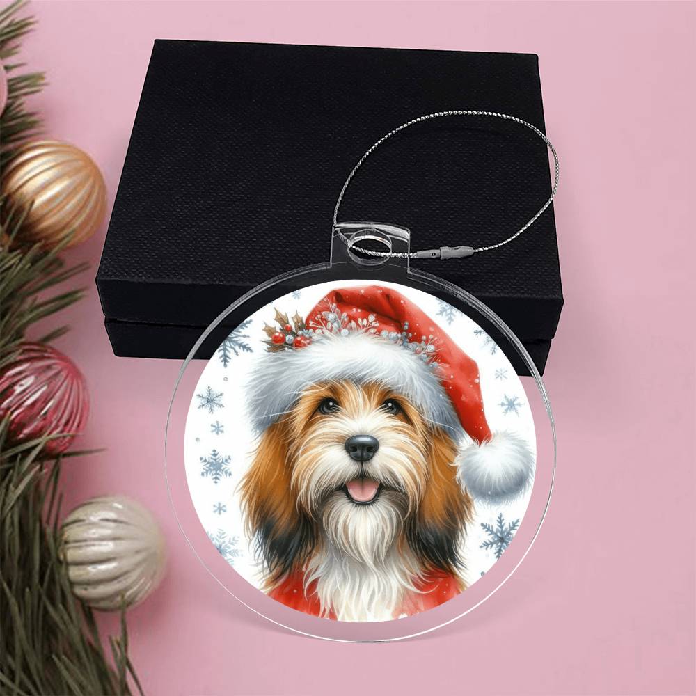 Christmas Dog - Petit Basset Griffon Vendeen - Acrylic Ornament