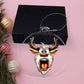 Funny Reindeer Face 17 - Acrylic Ornament