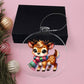 Cute Christmas Reindeer 009 - Acrylic Ornament