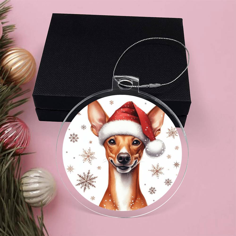 Christmas Dog - Cirneco dell’Etna - Acrylic Ornament