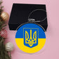 Tryzub And Flag Of Ukraine - Acrylic Ornament