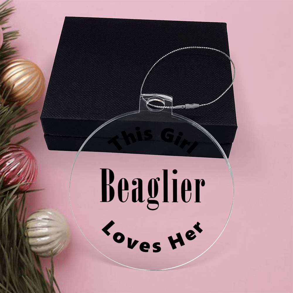 Beaglier - Acrylic Ornament