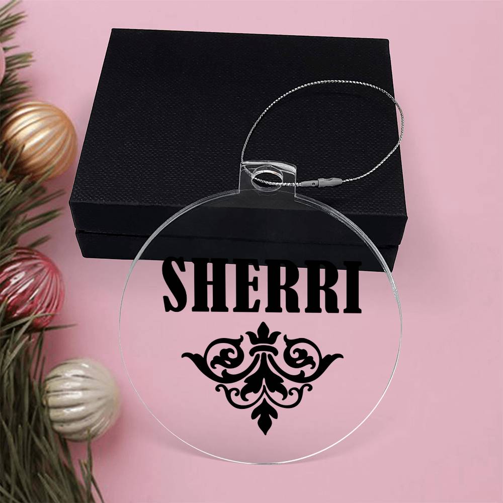 Sherri v01 - Acrylic Ornament
