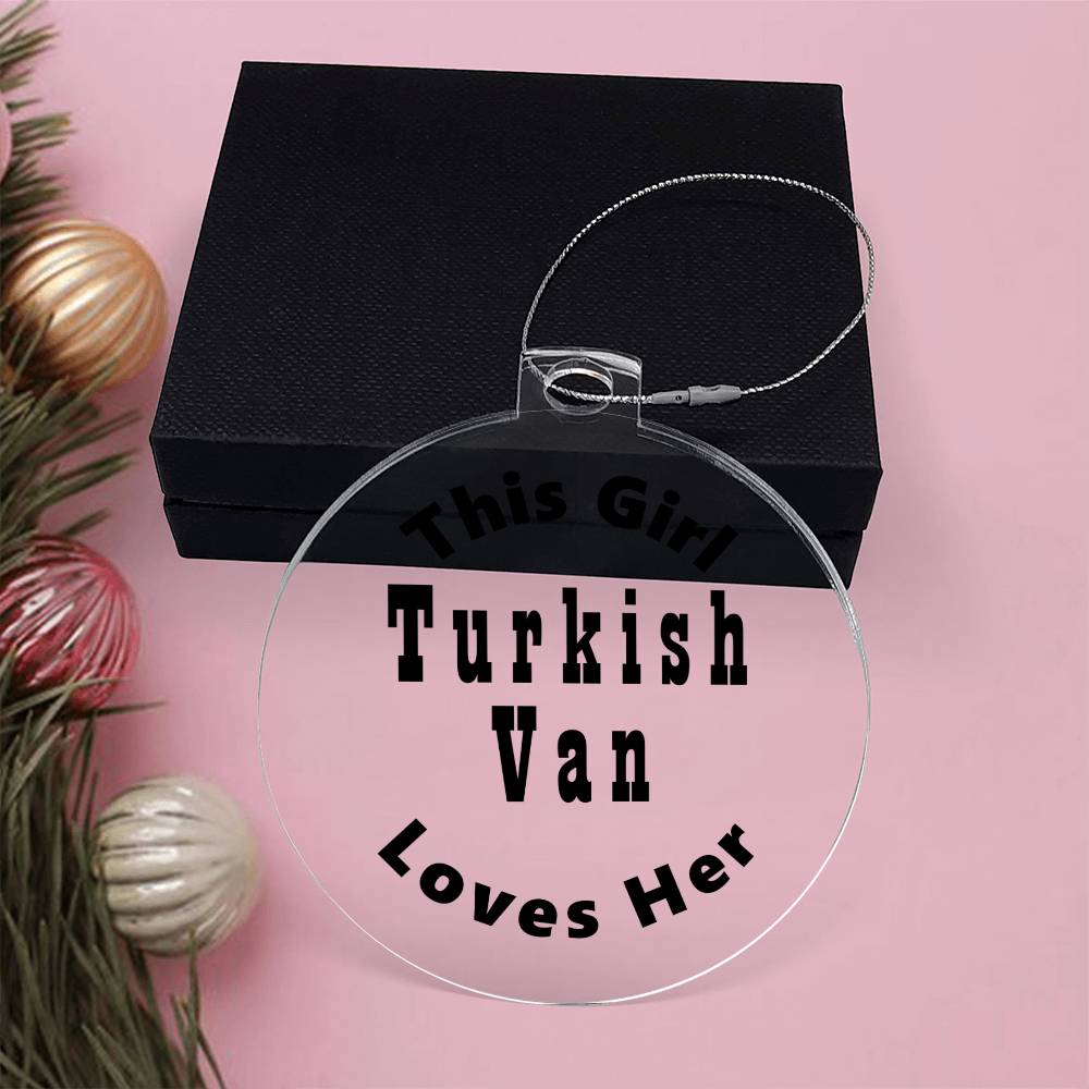 Turkish Van - Acrylic Ornament