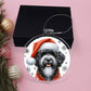 Christmas Dog - Portuguese Water - Acrylic Ornament