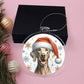 Christmas Dog - Weimaraner - Acrylic Ornament