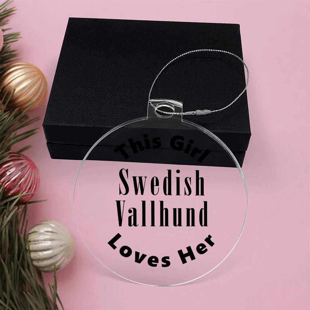 Swedish Vallhund - Acrylic Ornament