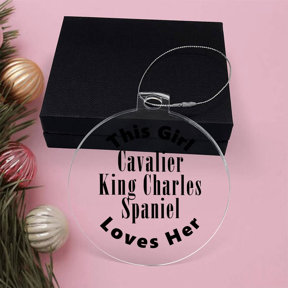 Cavalier King Charles Spaniel - Acrylic Ornament
