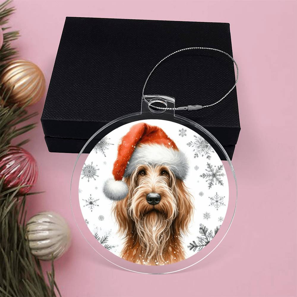 Christmas Dog - Spinone Italiano - Acrylic Ornament