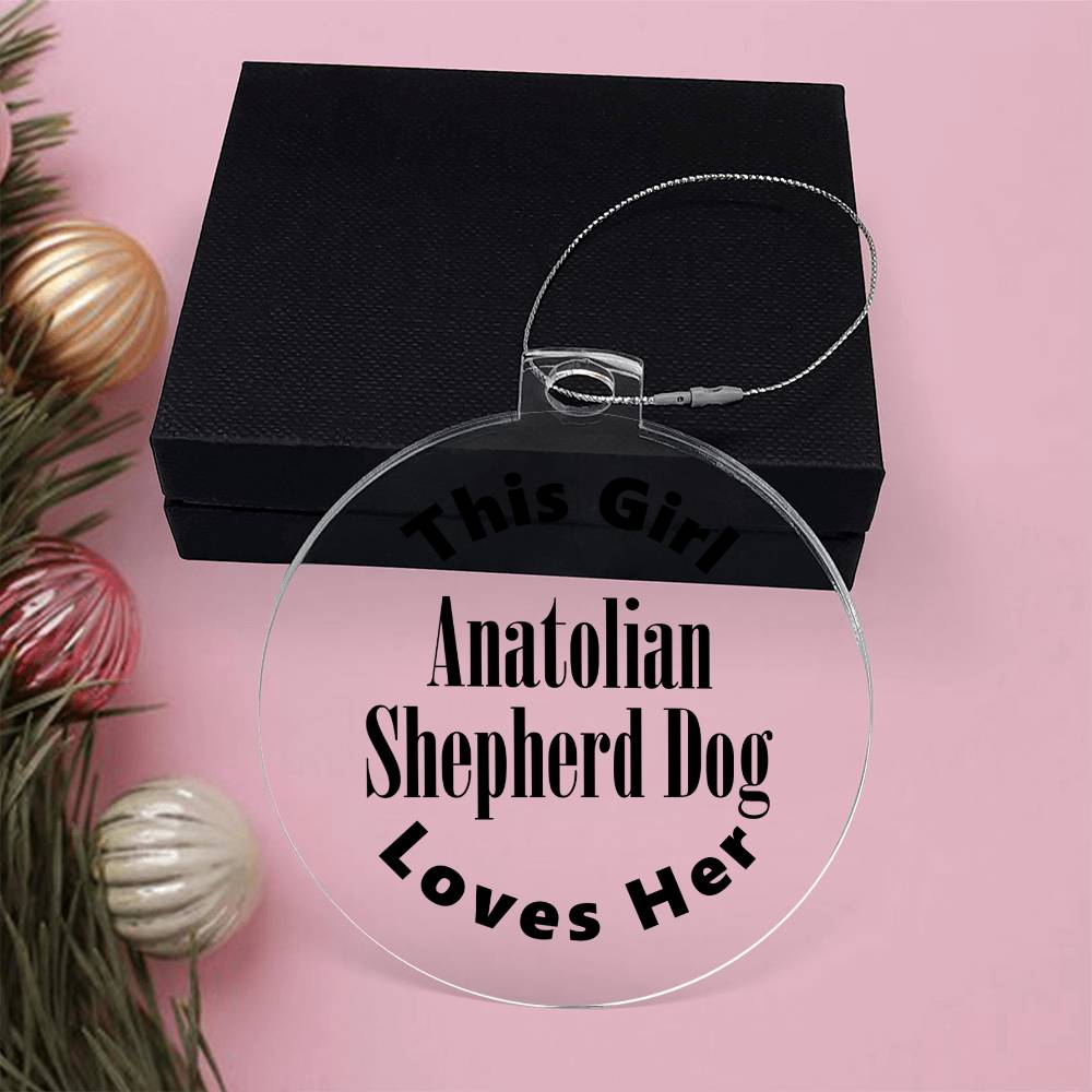 Anatolian Shepherd Dog - Acrylic Ornament