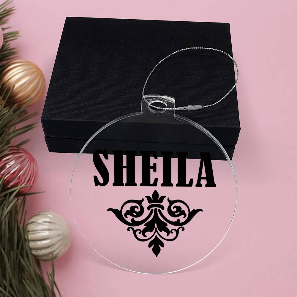 Sheila v01 - Acrylic Ornament