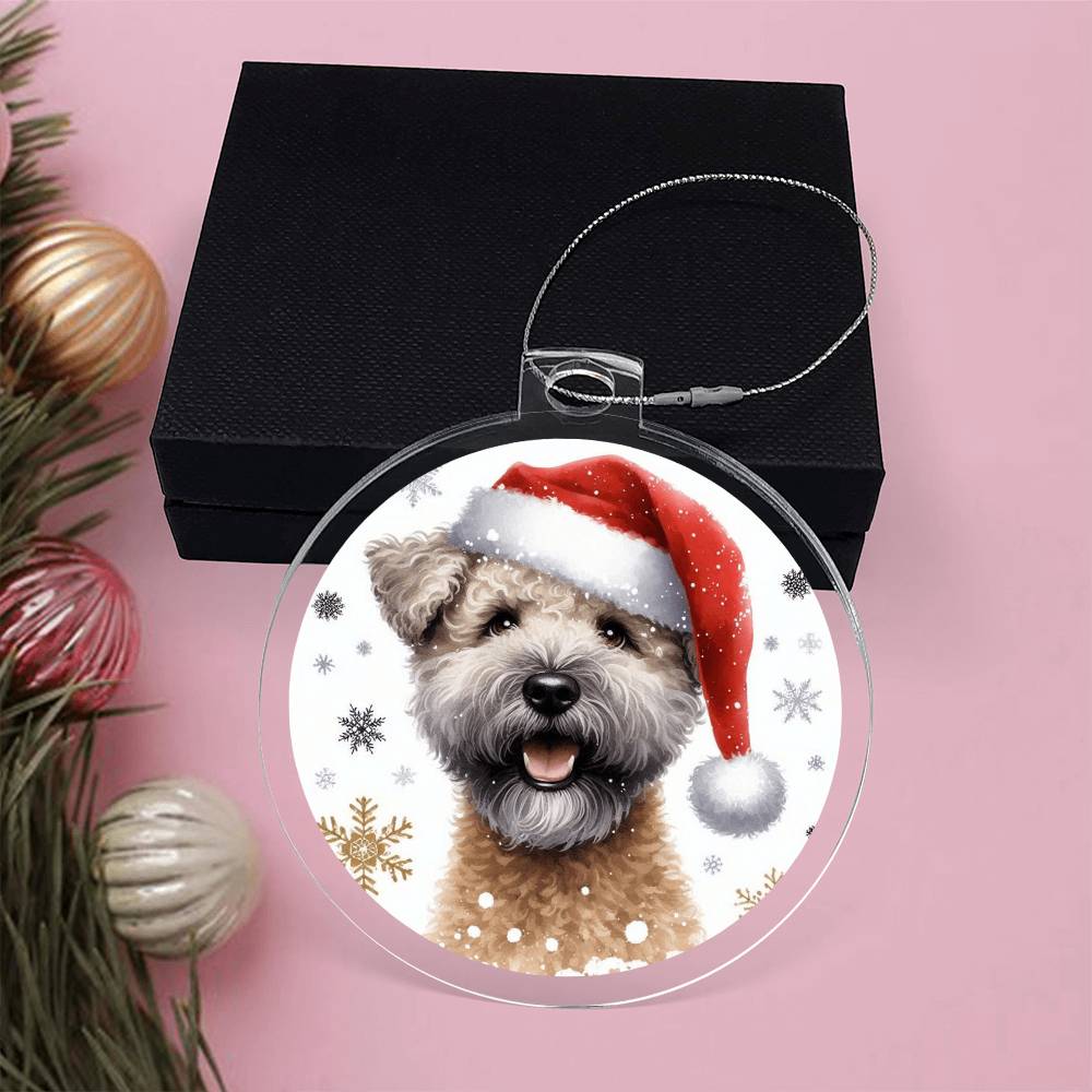 Christmas Dog - Pumi - Acrylic Ornament