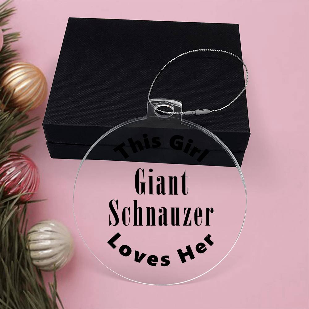 Giant Schnauzer - Acrylic Ornament