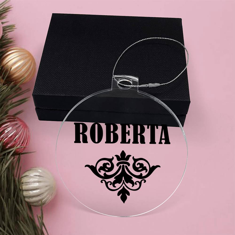Roberta v01 - Acrylic Ornament