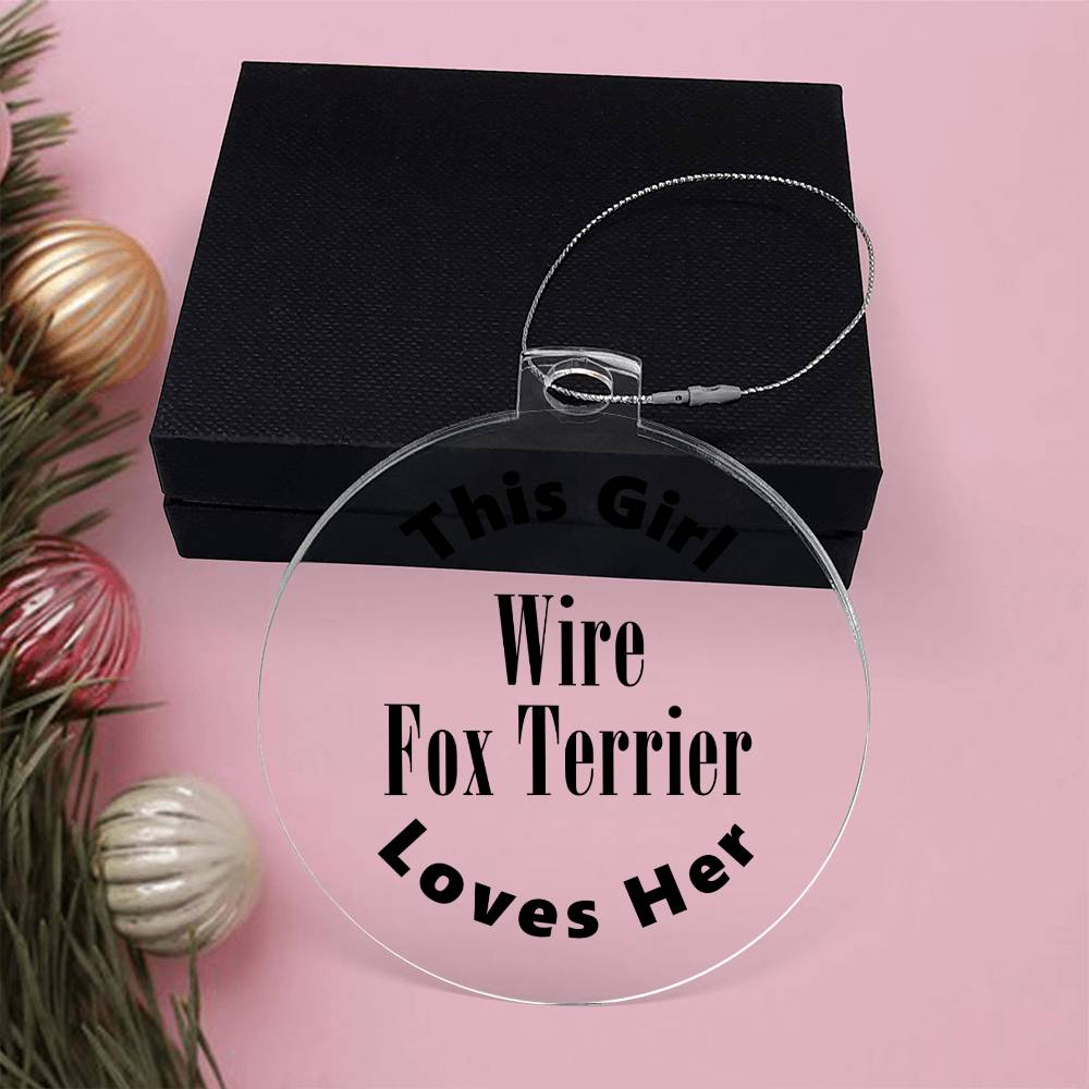 Wire Fox Terrier - Acrylic Ornament