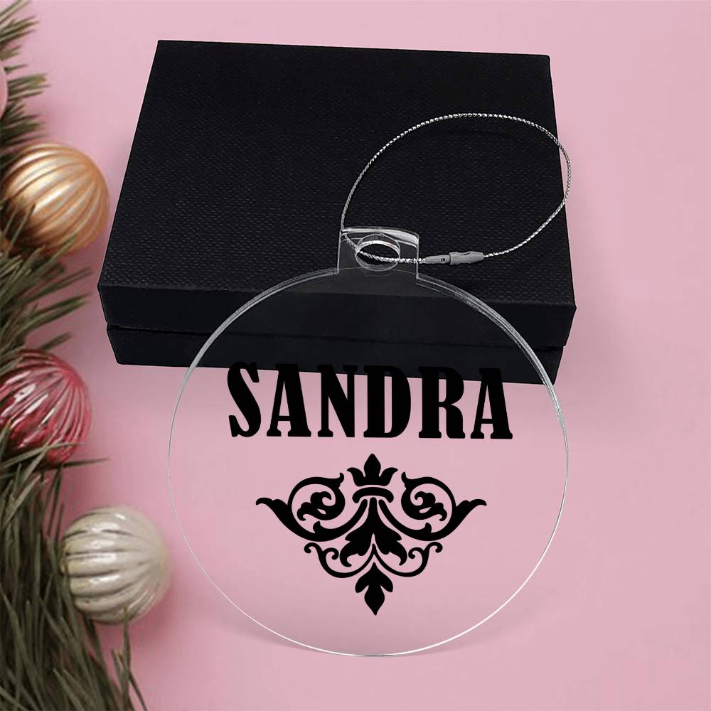 Sandra v01 - Acrylic Ornament