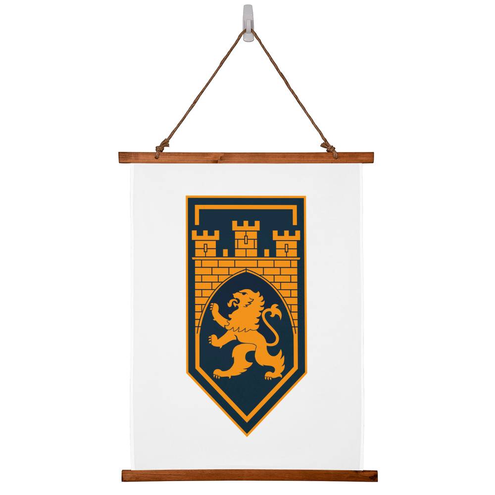 125th Heavy Mechanized Brigade (Ukraine) - 26" x 36" Wood Framed Wall Tapestry