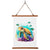 Cute Sea Turtle 002 - 26" x 36" Wood Framed Wall Tapestry
