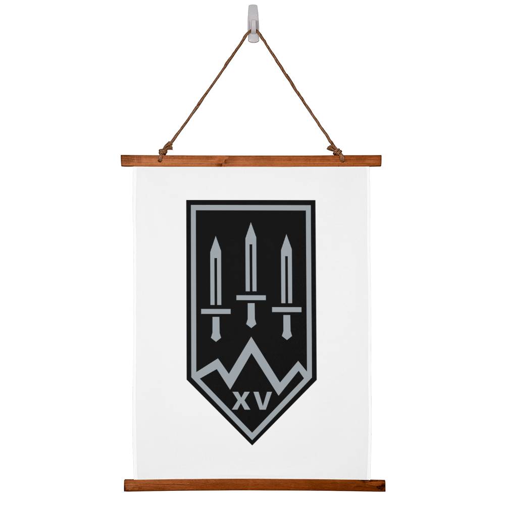 15th Operational Assignment Brigade Kara-Dag (Ukraine) - 26" x 36" Wood Framed Wall Tapestry