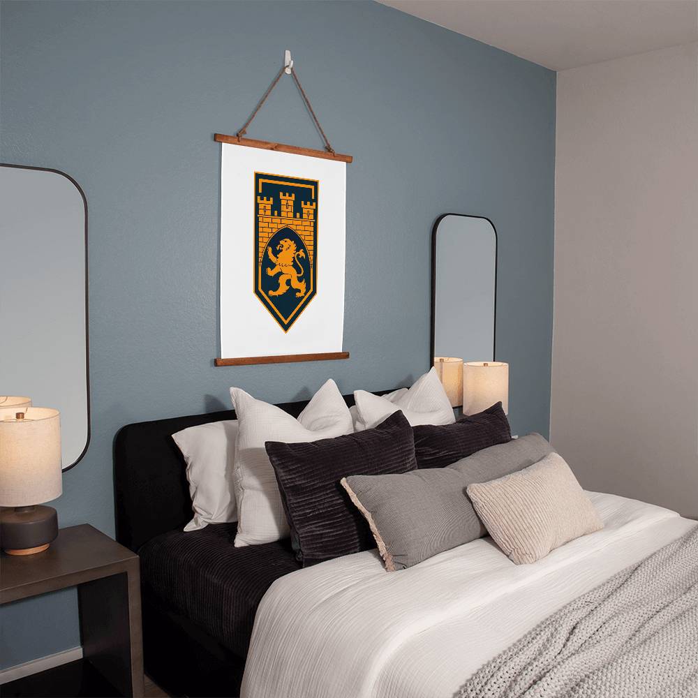 125th Heavy Mechanized Brigade (Ukraine) - 26" x 36" Wood Framed Wall Tapestry