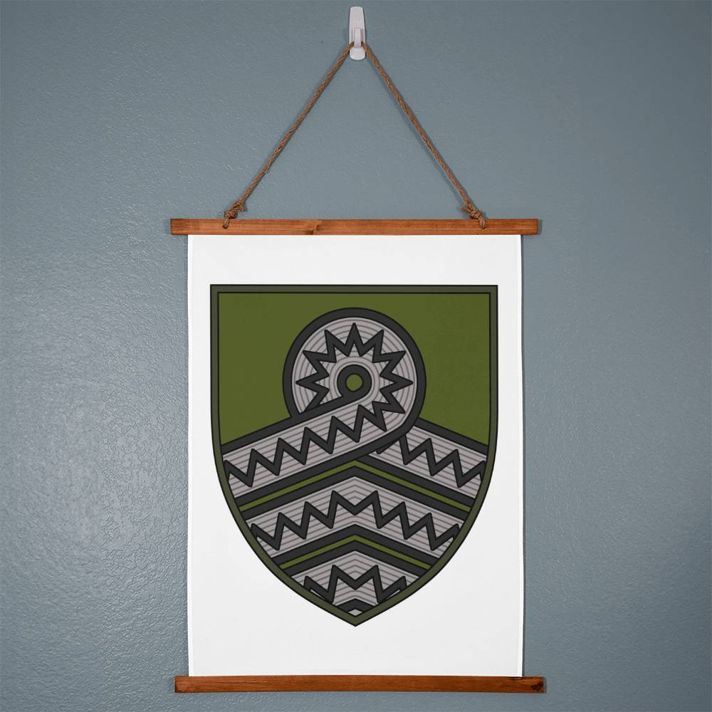 59th Assault Brigade (Ukraine) - 26" x 36" Wood Framed Wall Tapestry