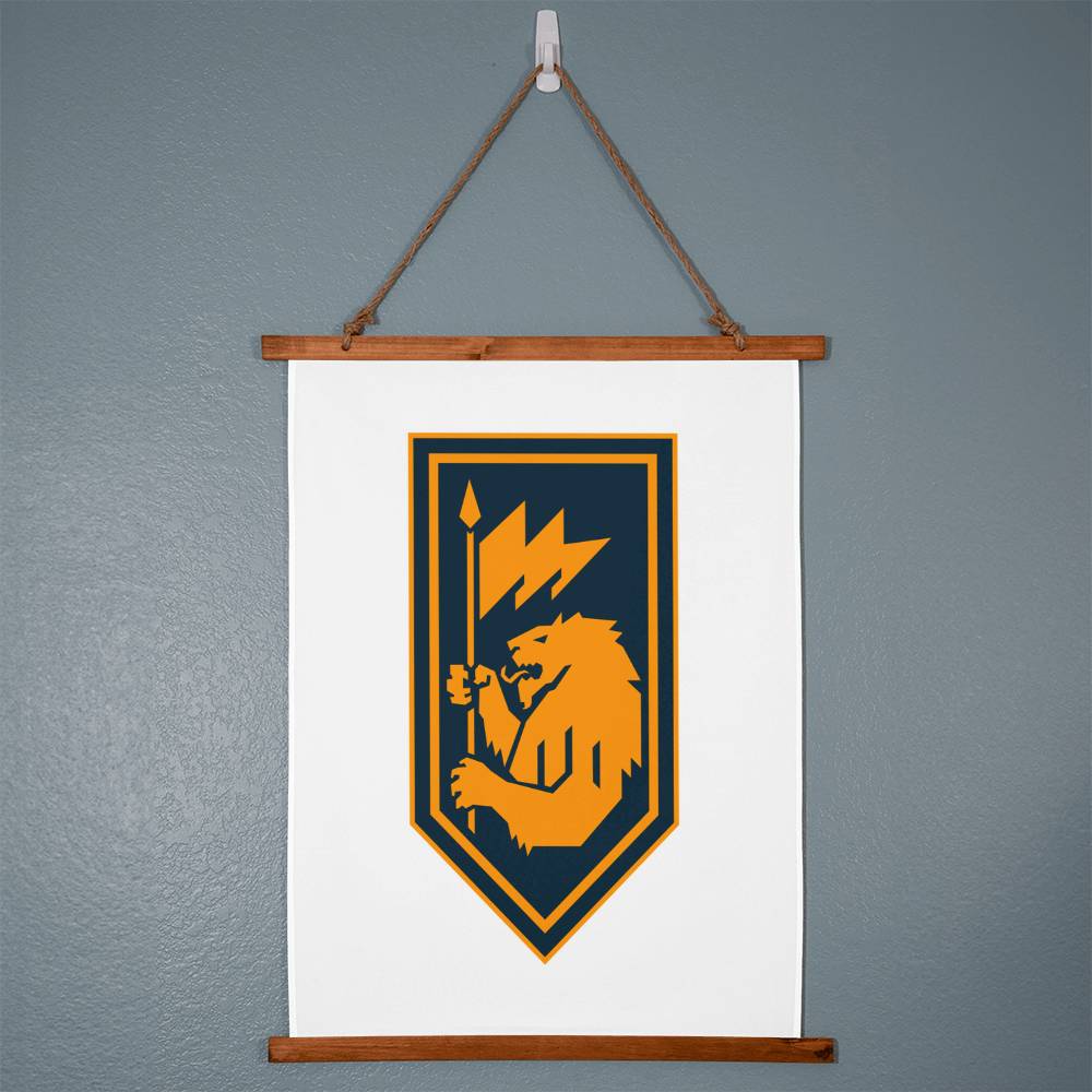 60th Mechanized Brigade (Ukraine) - 26" x 36" Wood Framed Wall Tapestry