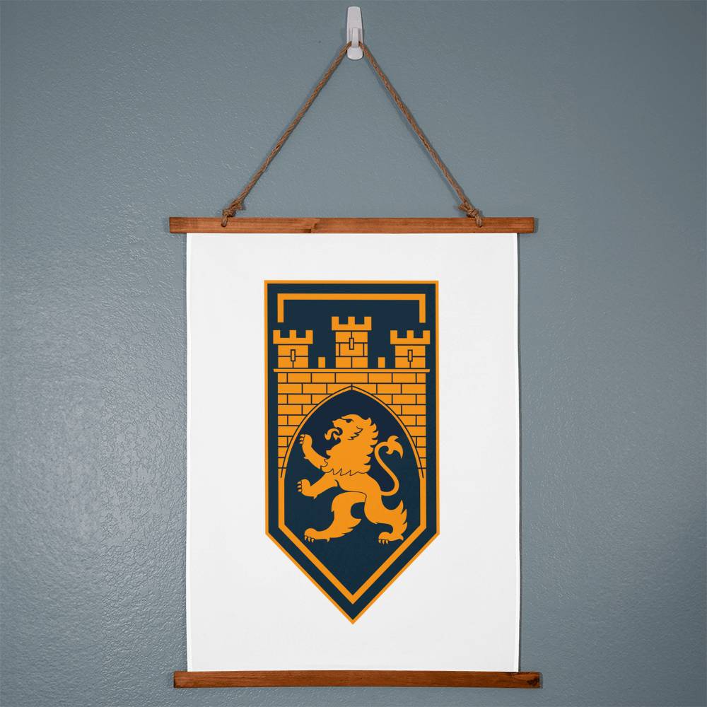 125th Heavy Mechanized Brigade (Ukraine) - 26" x 36" Wood Framed Wall Tapestry