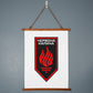 14th Operational Assignment Brigade Chervona Kalyna (Ukraine) - 26" x 36" Wood Framed Wall Tapestry