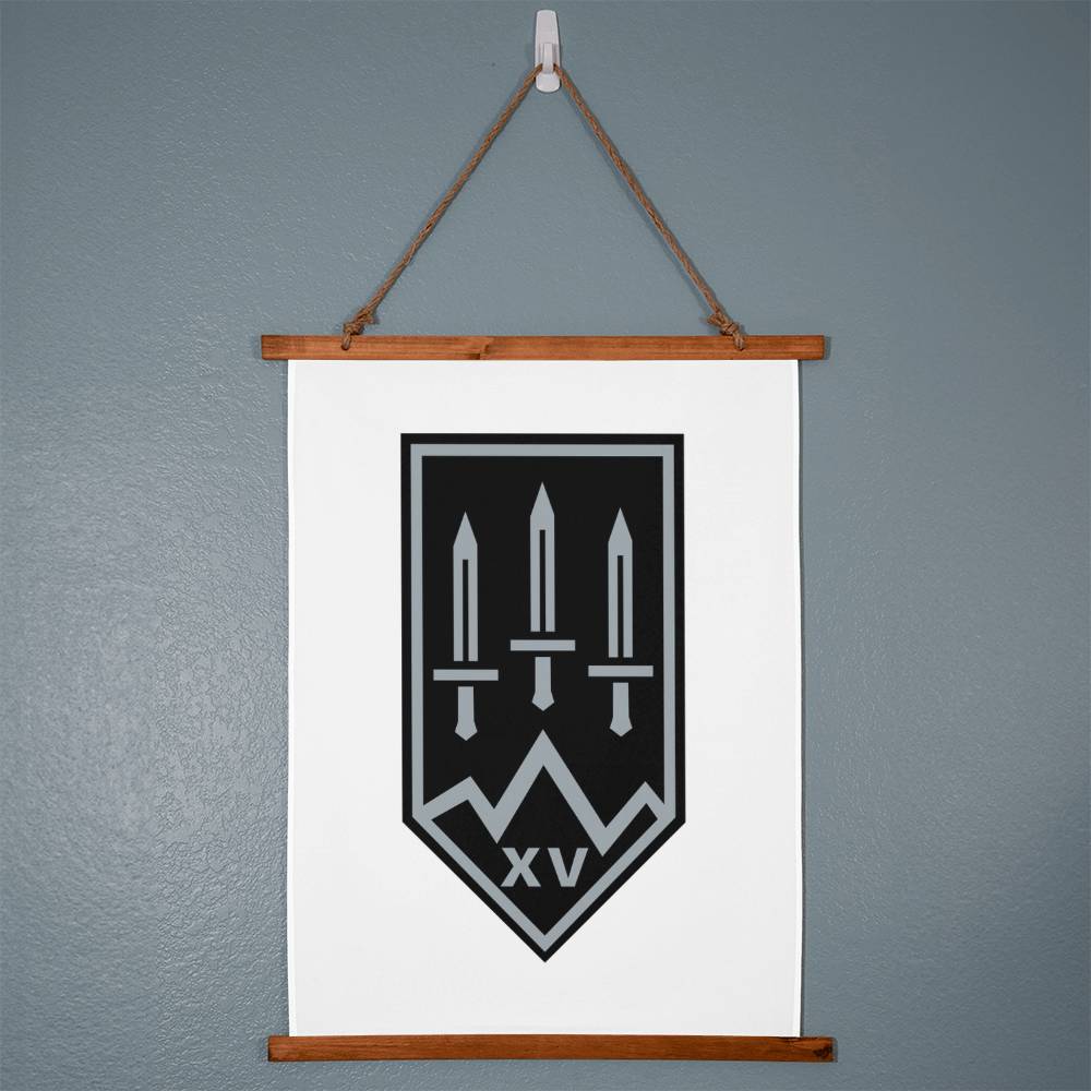15th Operational Assignment Brigade Kara-Dag (Ukraine) - 26" x 36" Wood Framed Wall Tapestry