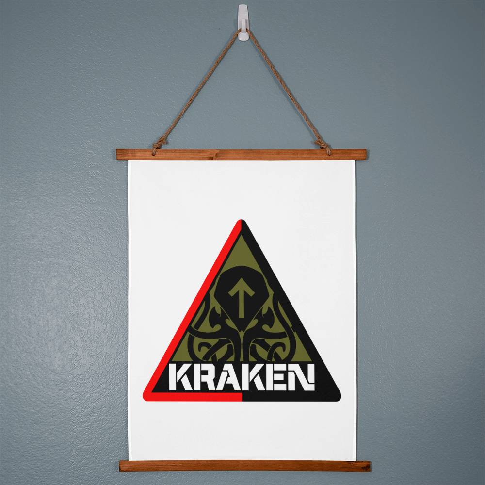 Special Purpose Unit Kraken (Ukraine) - 26" x 36" Wood Framed Wall Tapestry