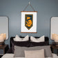 60th Mechanized Brigade (Ukraine) - 26" x 36" Wood Framed Wall Tapestry