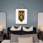 125th Heavy Mechanized Brigade (Ukraine) - 26" x 36" Wood Framed Wall Tapestry