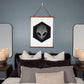 412th Unmanned Systems Brigade Nemesis (Ukraine) - 26" x 36" Wood Framed Wall Tapestry