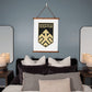 2nd National Guard Corps Khartia (Ukraine) - 26" x 36" Wood Framed Wall Tapestry