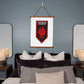 14th Operational Assignment Brigade Chervona Kalyna (Ukraine) - 26" x 36" Wood Framed Wall Tapestry