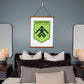 13th Operational Assignment Brigade Khartia (Ukraine) - 26" x 36" Wood Framed Wall Tapestry