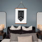 15th Operational Assignment Brigade Kara-Dag (Ukraine) - 26" x 36" Wood Framed Wall Tapestry