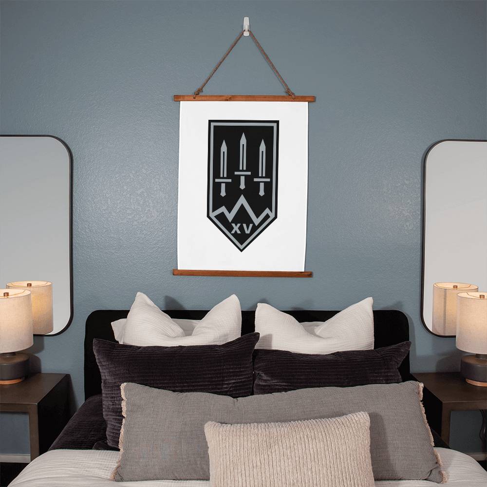 15th Operational Assignment Brigade Kara-Dag (Ukraine) - 26" x 36" Wood Framed Wall Tapestry