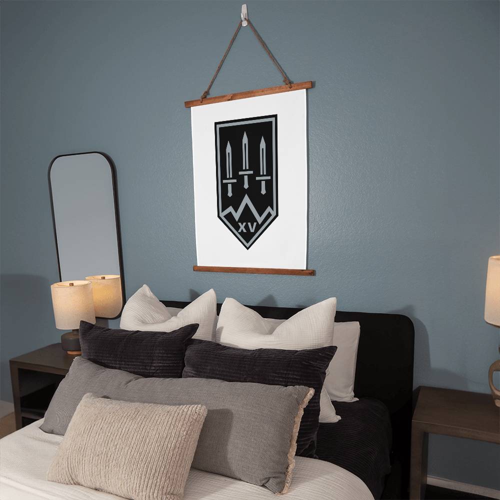 15th Operational Assignment Brigade Kara-Dag (Ukraine) - 26" x 36" Wood Framed Wall Tapestry