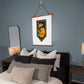 60th Mechanized Brigade (Ukraine) - 26" x 36" Wood Framed Wall Tapestry