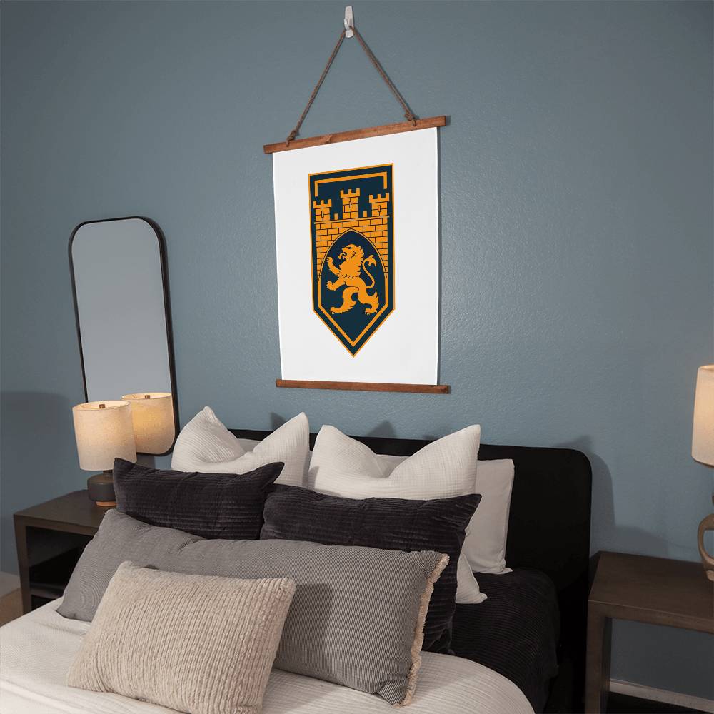 125th Heavy Mechanized Brigade (Ukraine) - 26" x 36" Wood Framed Wall Tapestry