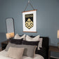 2nd National Guard Corps Khartia (Ukraine) - 26" x 36" Wood Framed Wall Tapestry