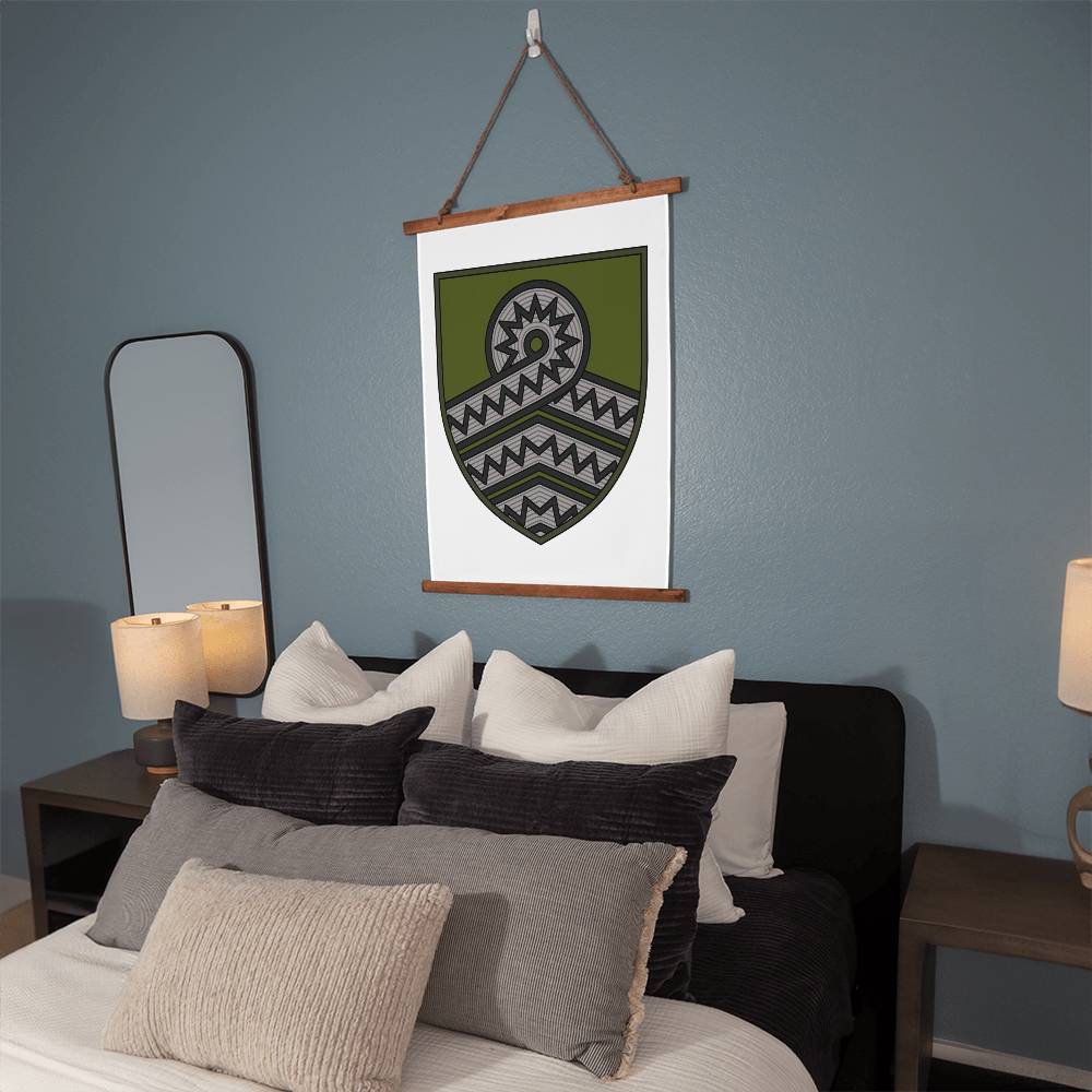 59th Assault Brigade (Ukraine) - 26" x 36" Wood Framed Wall Tapestry