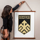 2nd National Guard Corps Khartia (Ukraine) - 26" x 36" Wood Framed Wall Tapestry
