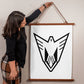 9th Unmanned Systems Brigade (Ukraine) - 26" x 36" Wood Framed Wall Tapestry