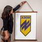 12th Special Purpose Brigade Azov (Ukraine) - 26" x 36" Wood Framed Wall Tapestry